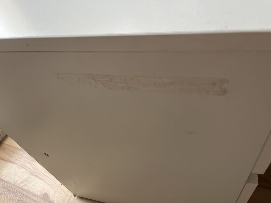 IKEA Biała szafka z 2 szufladami
