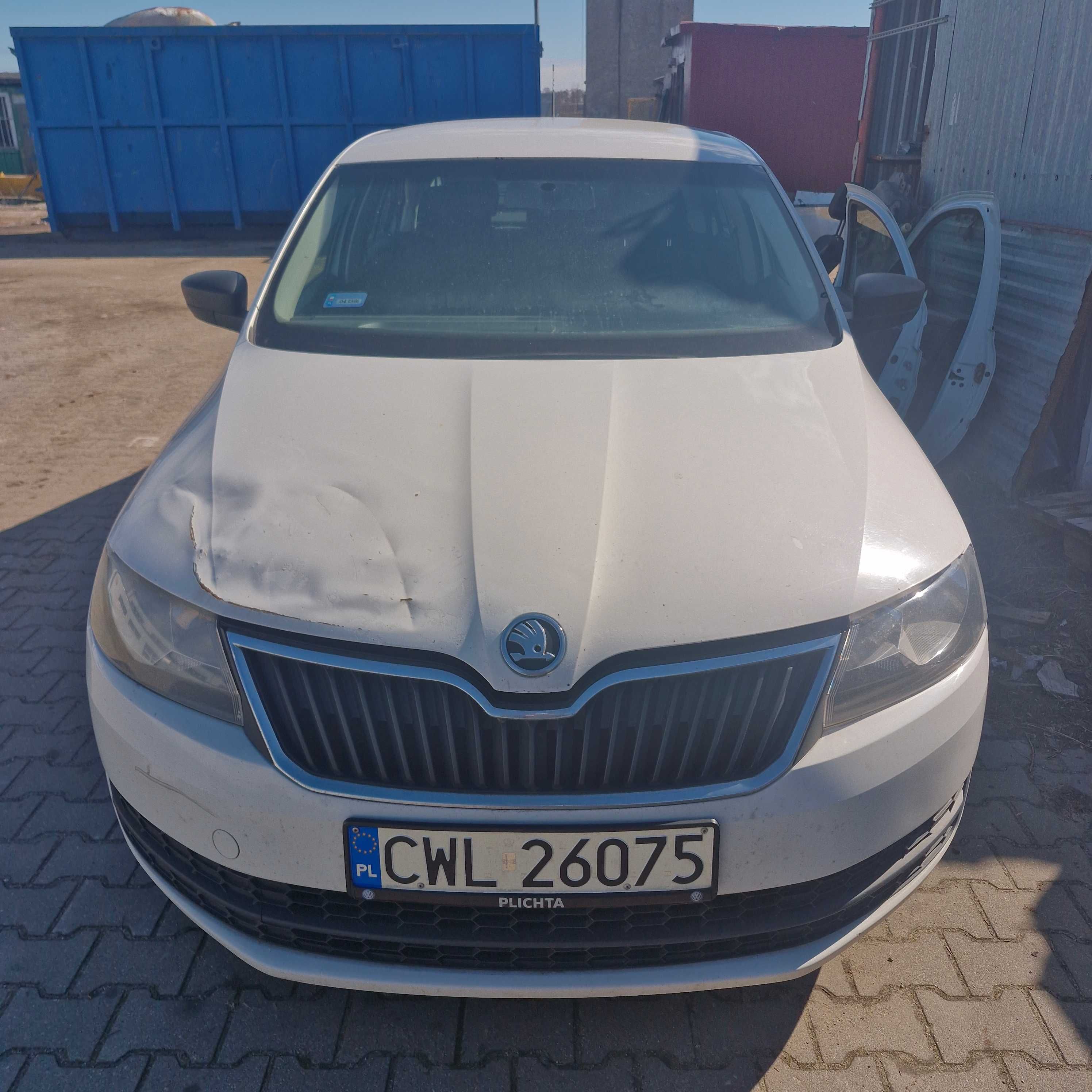 Skoda Rapid 1,6 tdi uszkodzony silnik