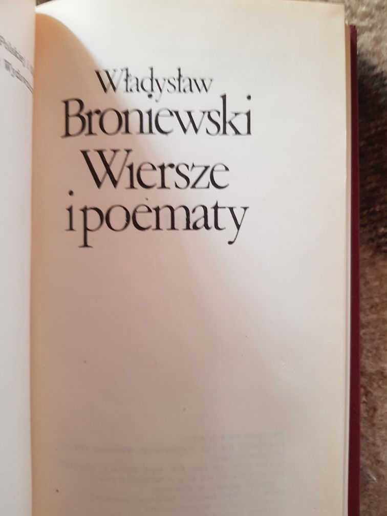 Władysław Broniewski Wiersze i poematy PIW 1974