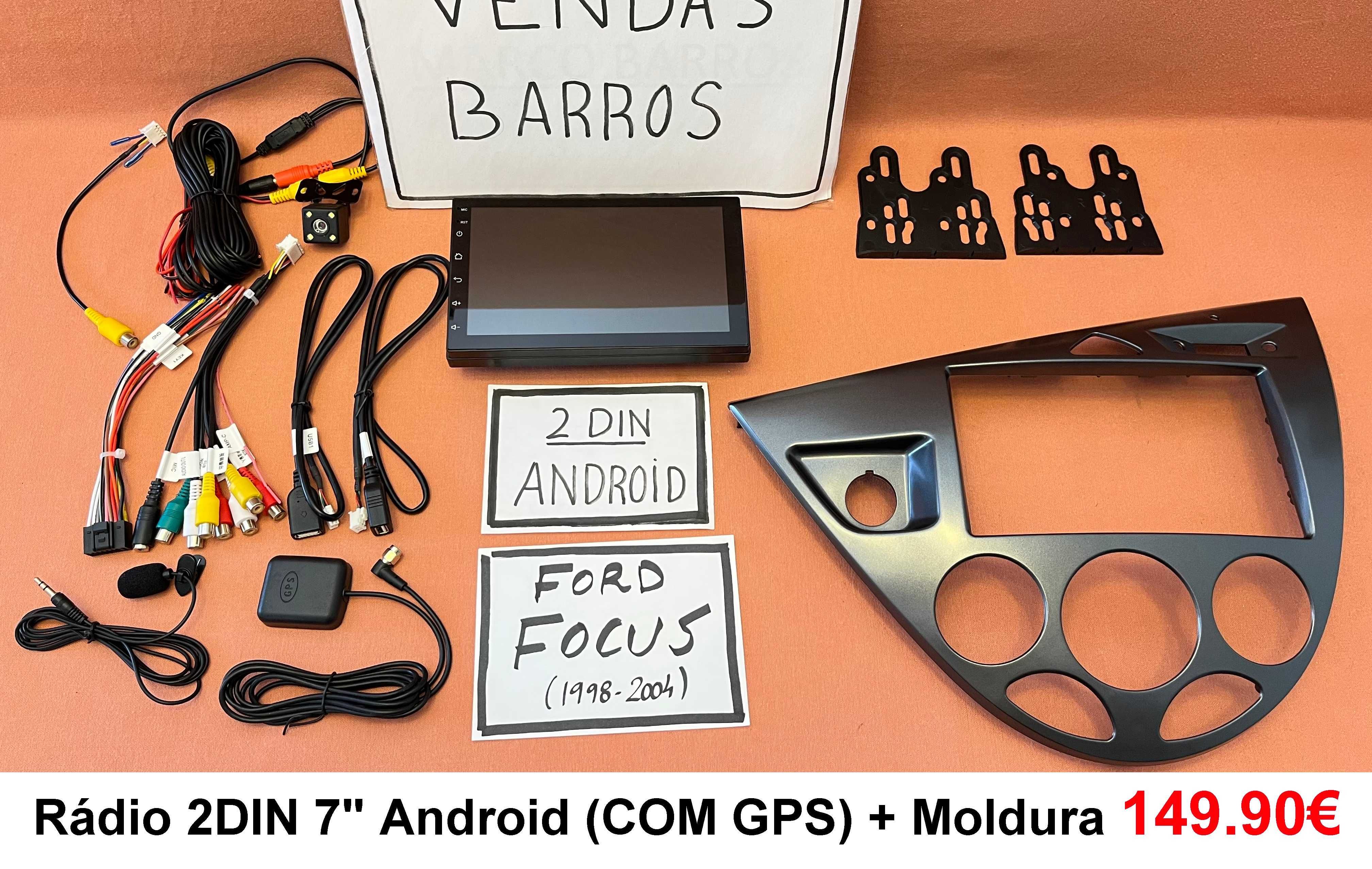 (NOVO) Rádio 2DIN FORD Focus (1998 a 2004) • Android [4+32GB] MK1