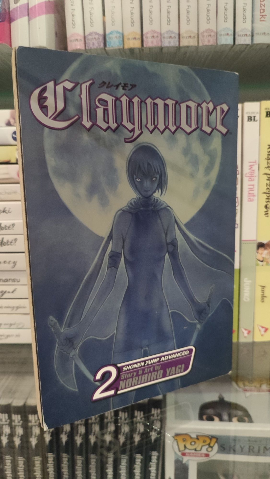 ZAREZERWOWANE CLAYMORE manga tom 2 po angielsku