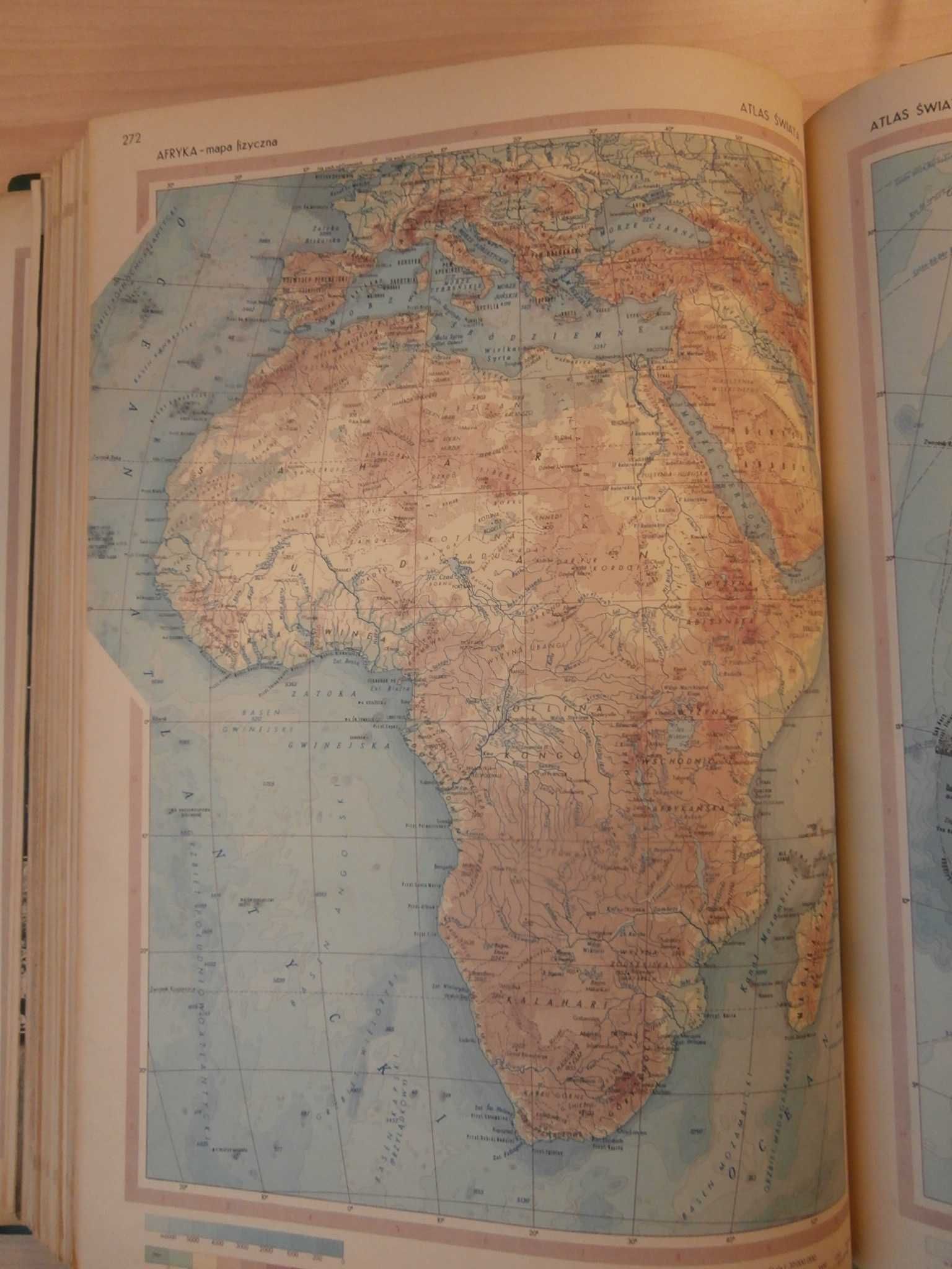 Atlas Świata wydanie z 1962 roku - PRL