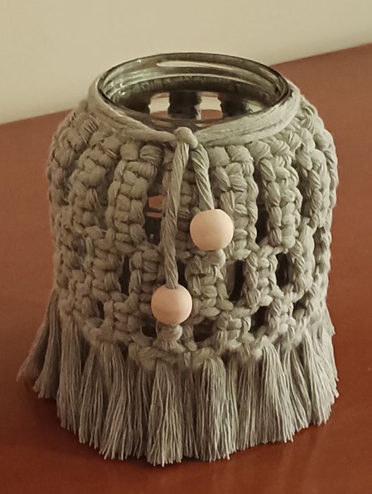 Decoração em macramé