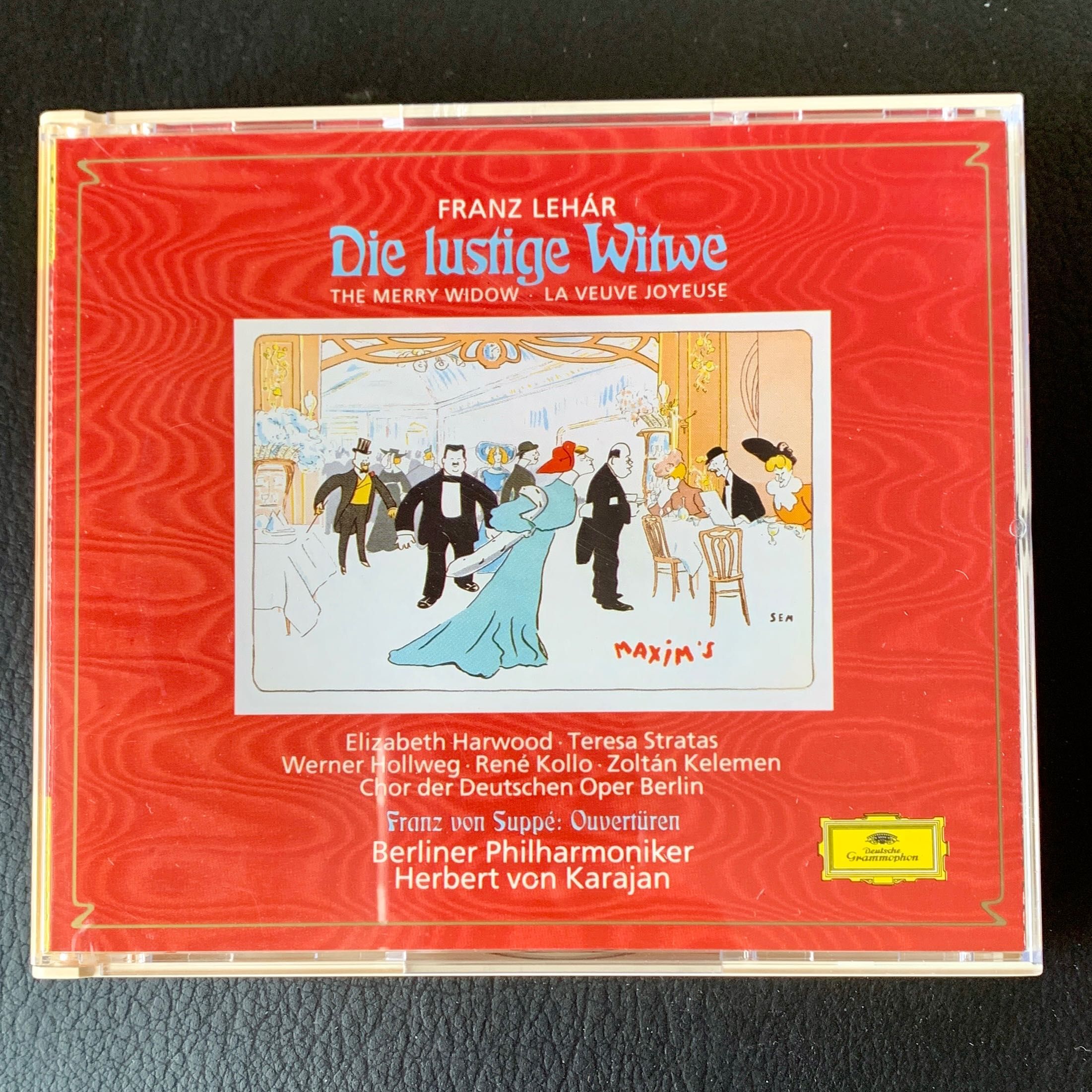 A Viúva Alegre (integral), Franz Lehar, Karajan, Stratas: CDs ópera