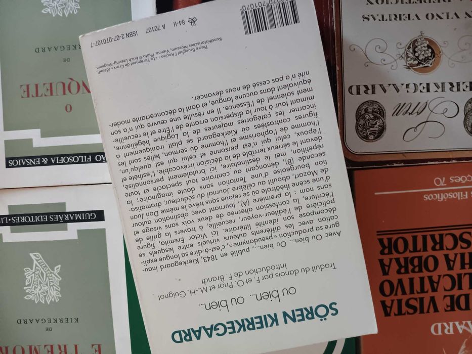 Kierkegaard Sartre Camus Vários Desde 4€