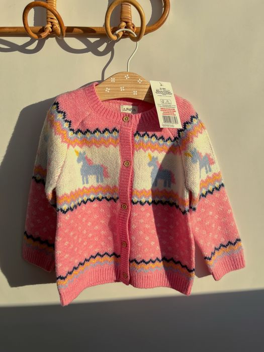Дуже красивий теплий кардиган F&F, 86 розмір, кофта