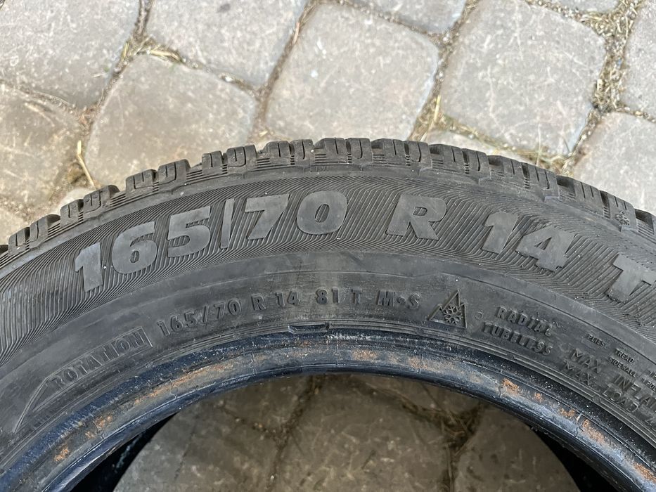 Opony zimowe R14 165/70