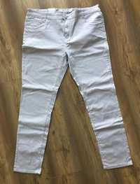 Spodnie z cienkiego dżinsu szare r. 52