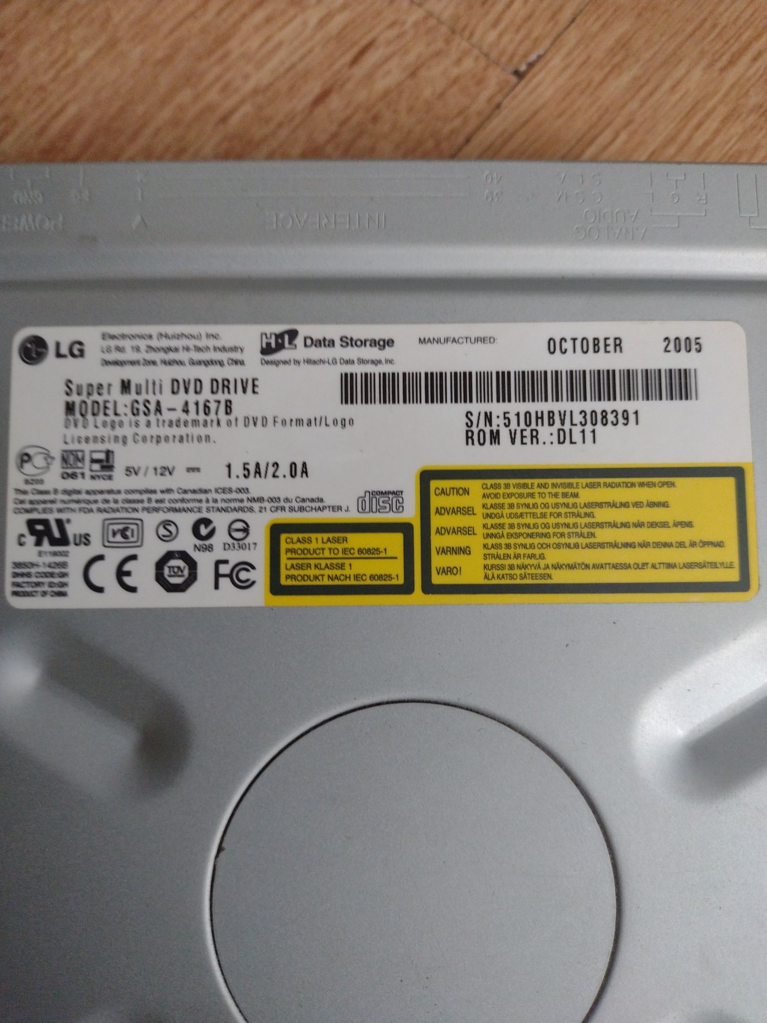 Napęd nagrywarka DVD LG