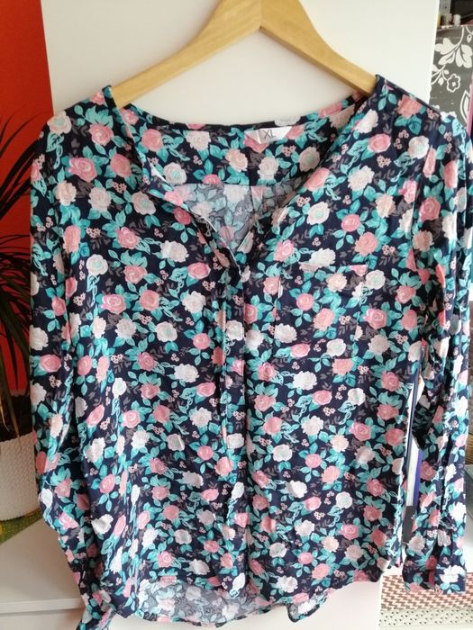 Bluzka kwiaty XL