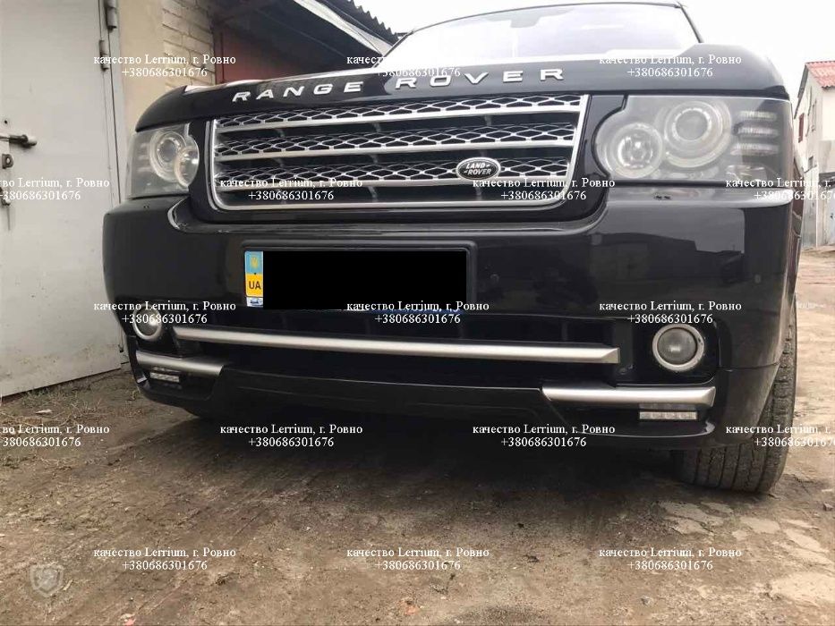 Обвес накладка на бампер Губа Range Rover Vogue Supercharged L322