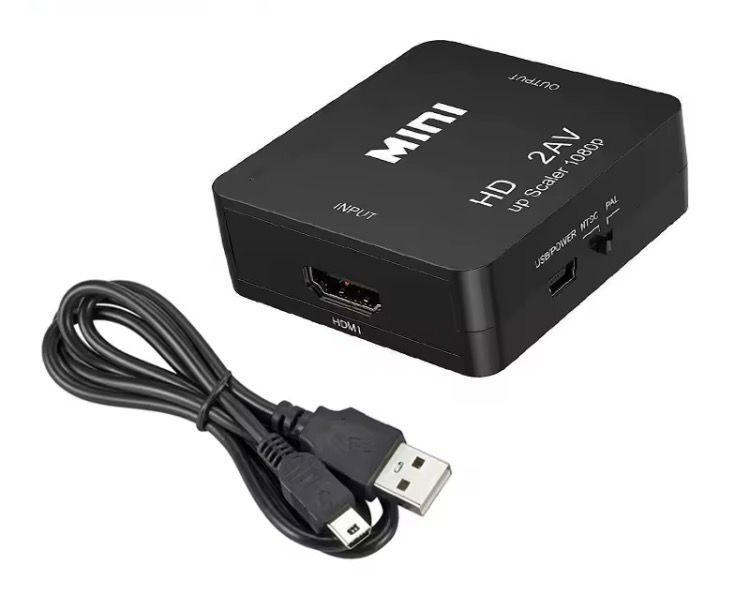 Конвертер / адаптер HDMI в AV RCA 1080P
