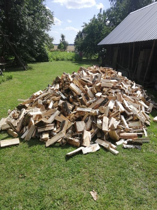 Drzewo drewno opałowe kominkowe   świerk brzoza olcha