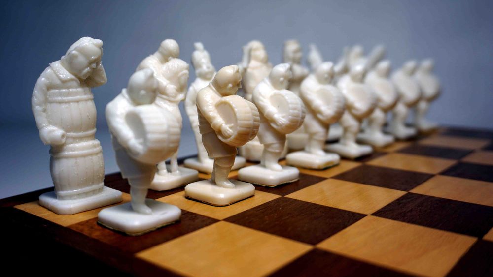 Szachy sarmackie 30x30cm