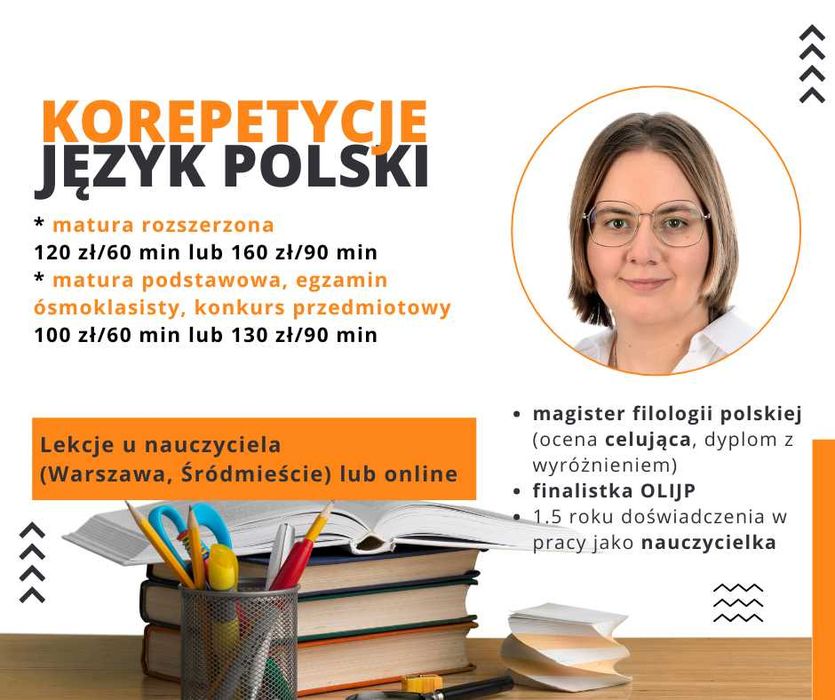 Język polski | matura, E8, konkursy przedmiotowe | mgr polonistyki