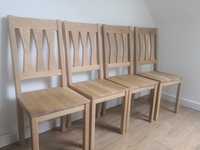 Drewniane Krzesła dębowe