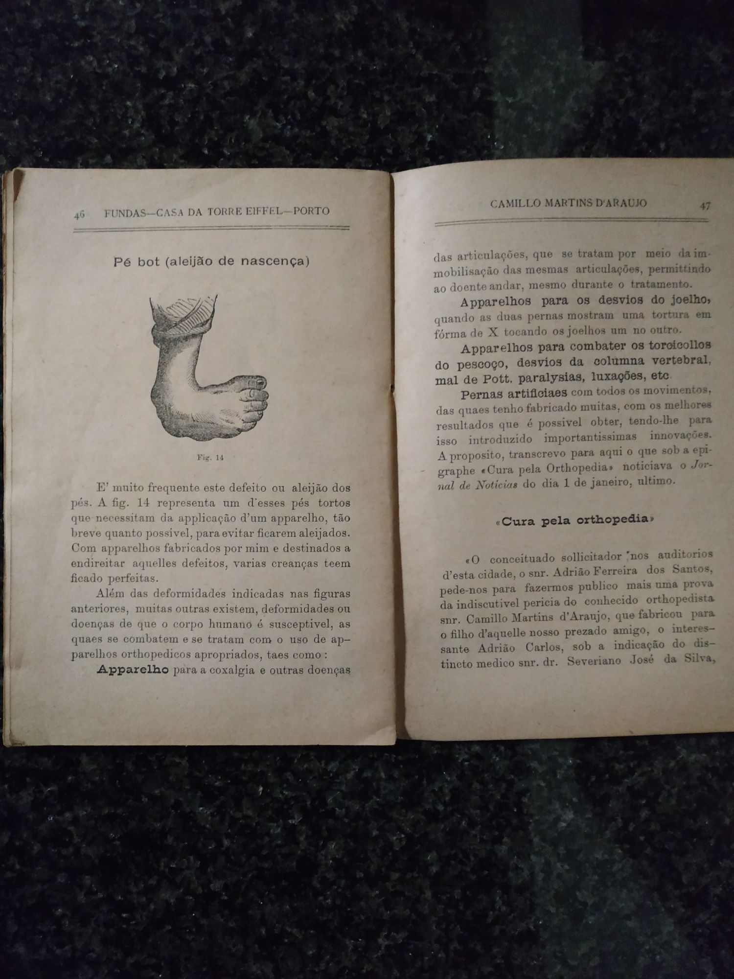 Livro da Origem das Hernias de 1904