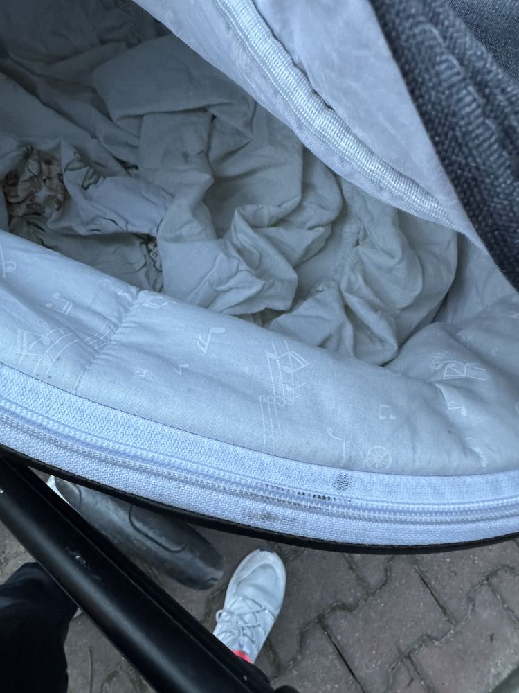 Wozek dzieciecy spacerowka gondola 2w1 camarelo baleo duze kola