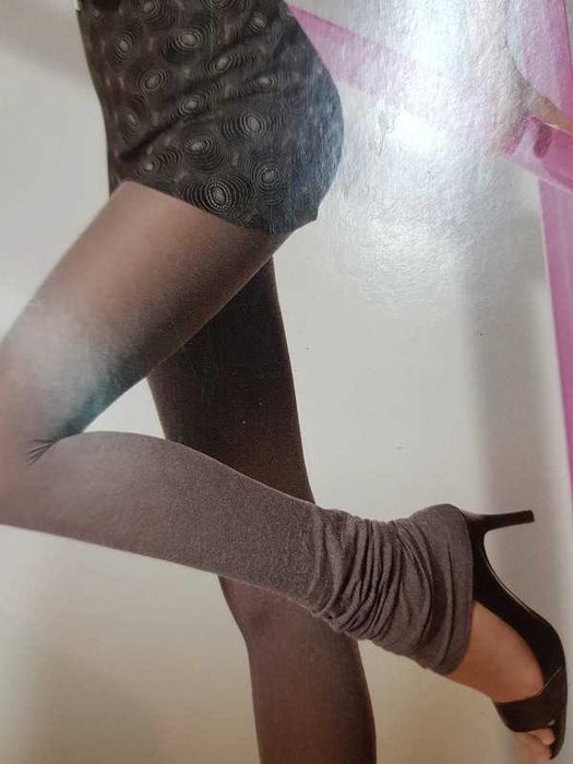 Lilowe legginsy #gatta nowe rozmiar S