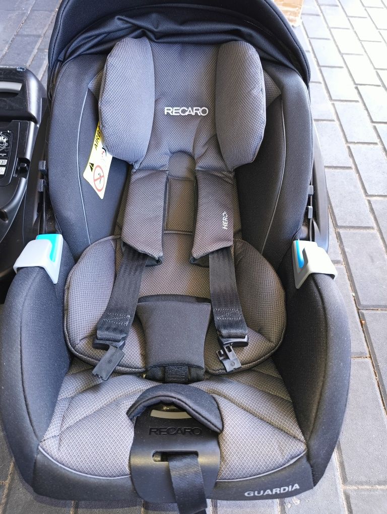 Fotelik nosidełko Recaro Guardia baza ISOFIX