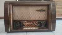 Rádio antigo a válvulas raro lower opta globus luxus