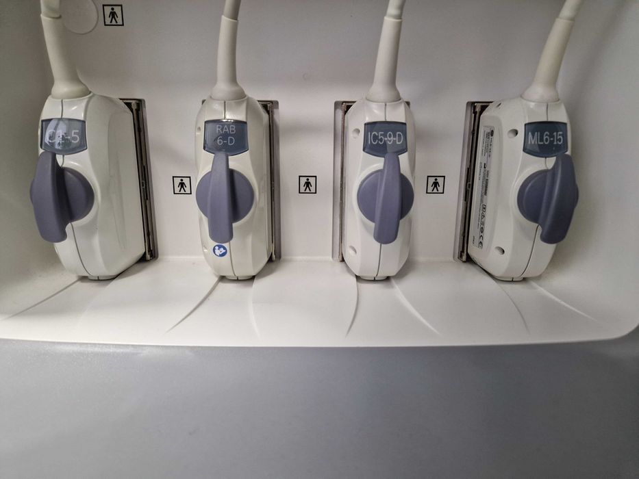 Voluson E6 with 4 probes
