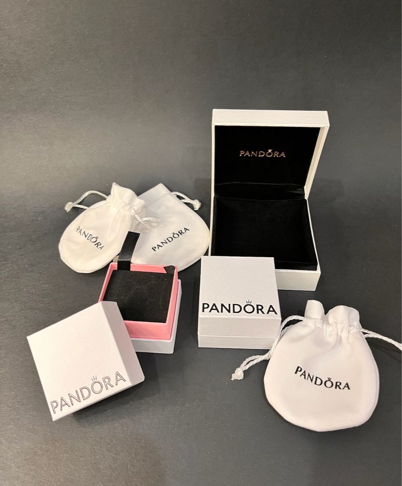 Каблучка Pandora Пандора сердечком різні кольори