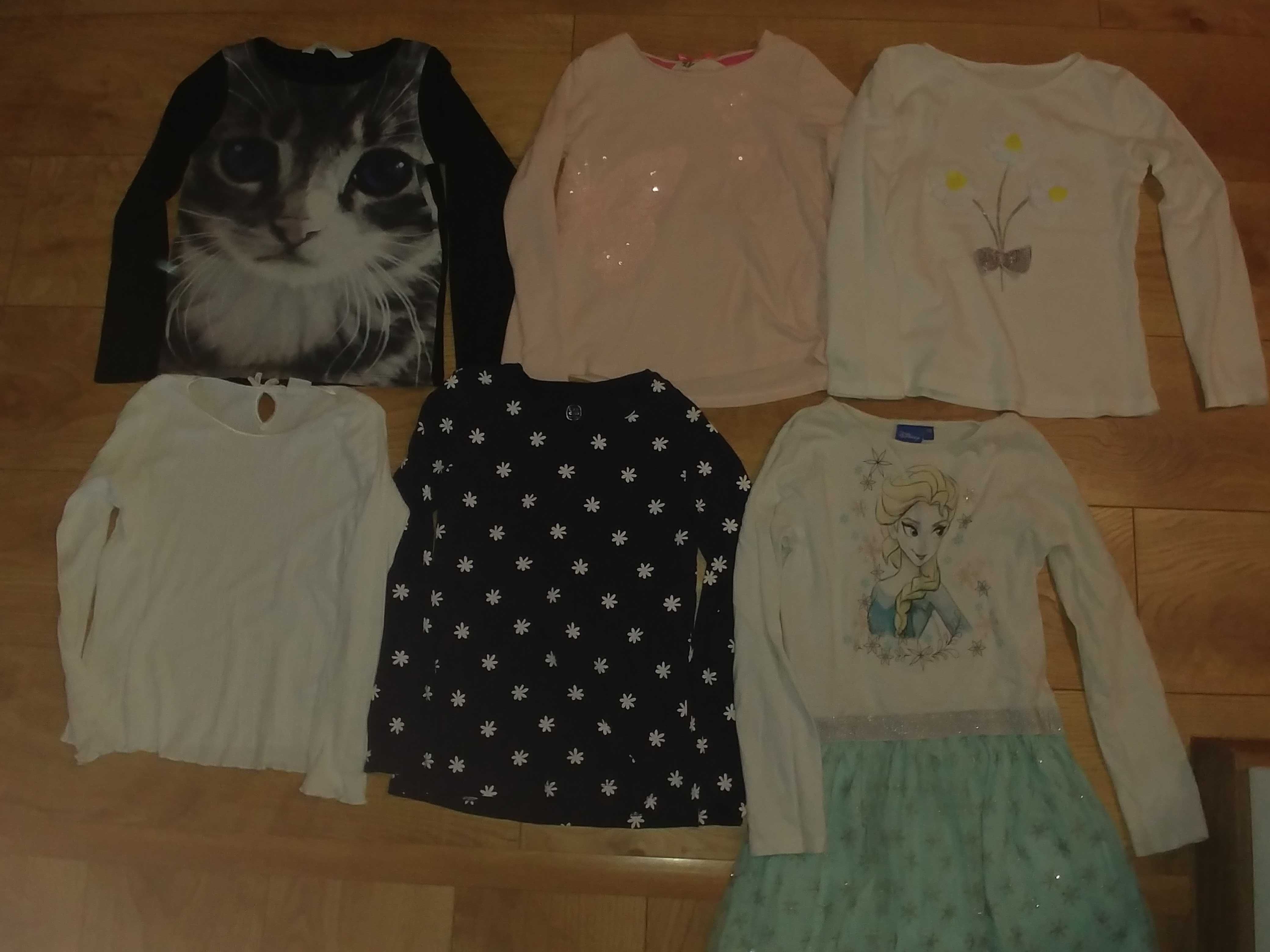 Jak nowa H&M 122 128 koszulka bluzka dla dziewczynki+gratis
