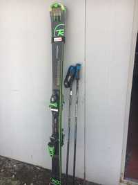 Лижі Rossignol Pursuit 600 Basalt+кріплення rossignol+палки