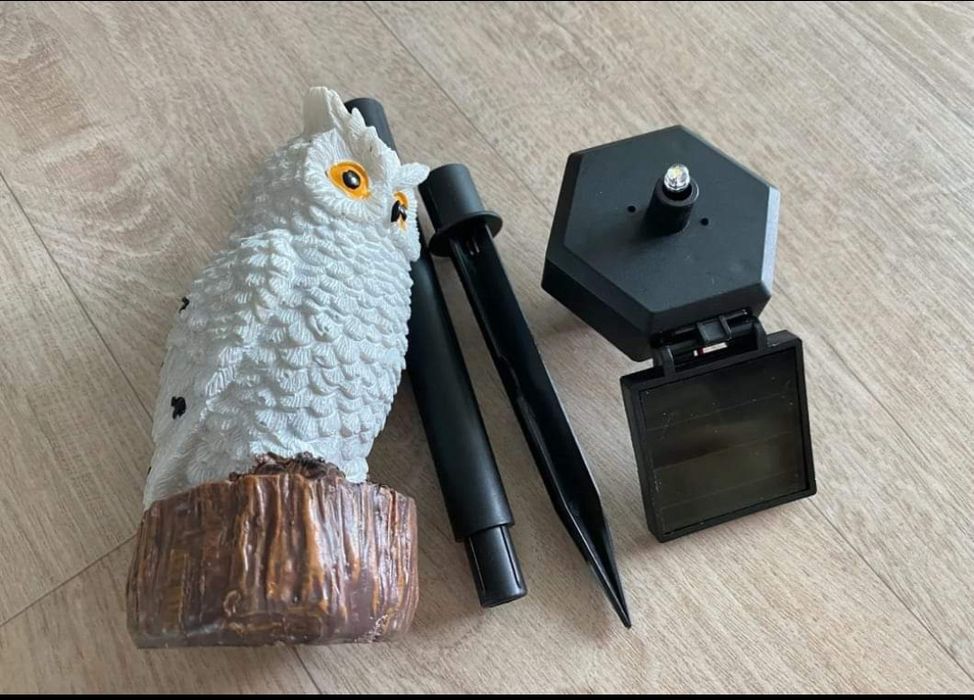 Mocho Coruja Solar para jardim suculentas orquídeas hoya jade plantas