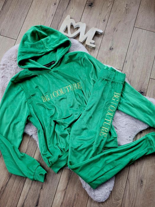 Dres welurowy Brandenburg komplet dresowy dres s