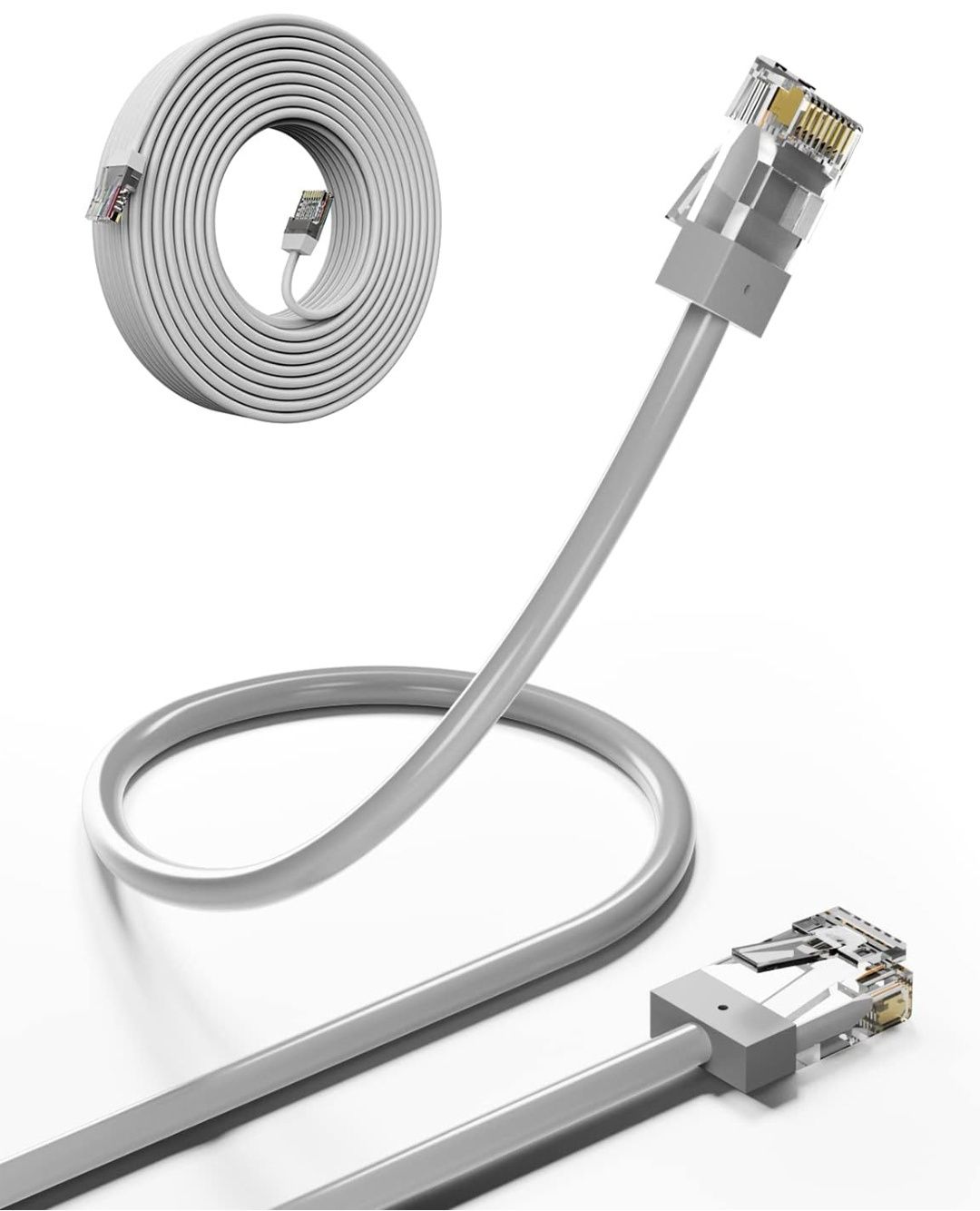 Kabel Ethernet VEEZOOM Cat-5e, 18 metrów, kabel sieciowy RJ45