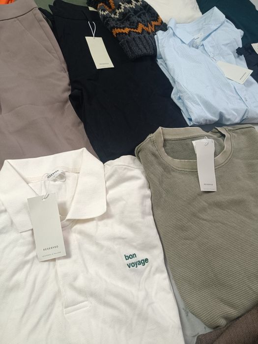 Reserved pakiet odzieży męskiej+nowa z metką