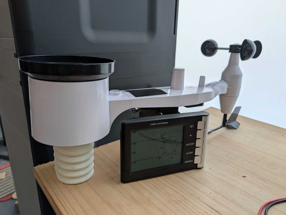 Estação meteorológica sem fios completa