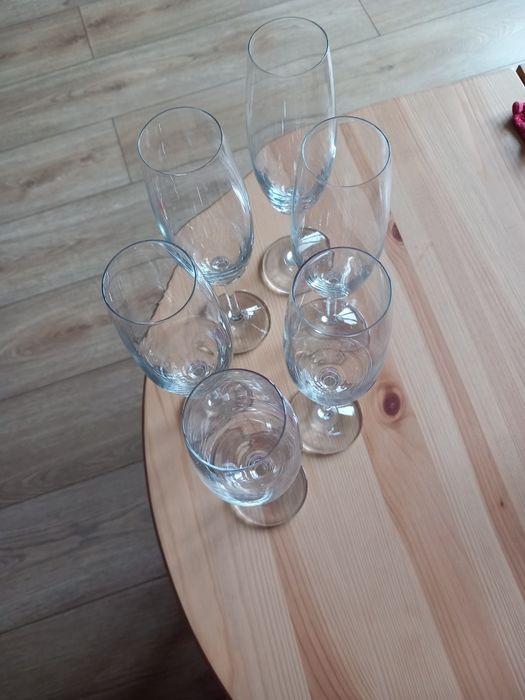 Klasyczne kieliszki do szampana 6 szt.