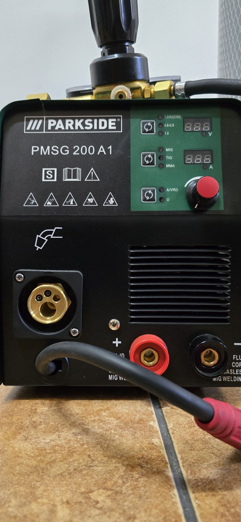 Spawarka Parkside PMSG 200 A1 z butlą 8l i reduktorem