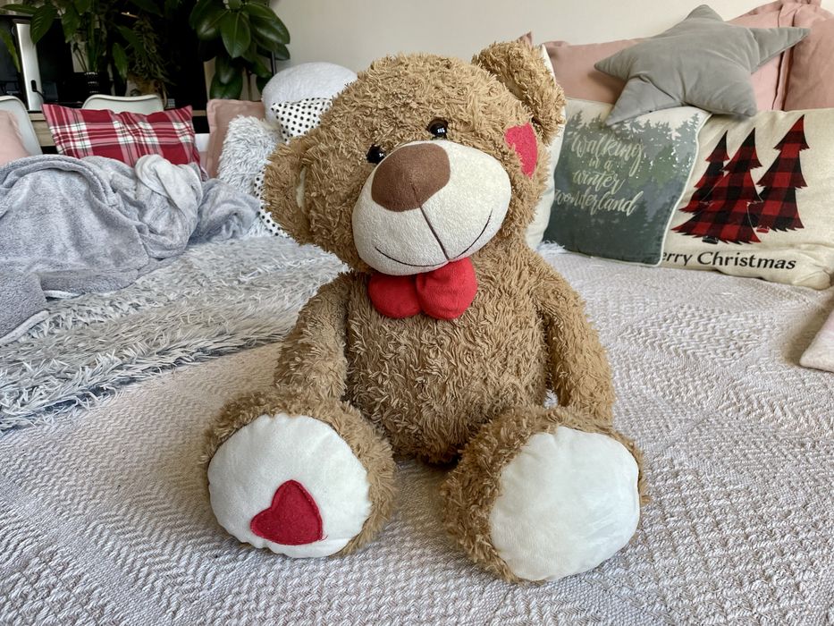 Duży miś misiek XXL 60cm na walentynki valentines gift teddy bear