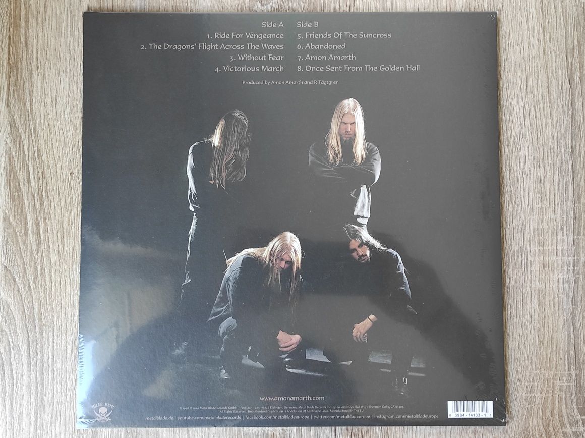 Amon Amarth - Once Sent From The Golden Hall LP novo