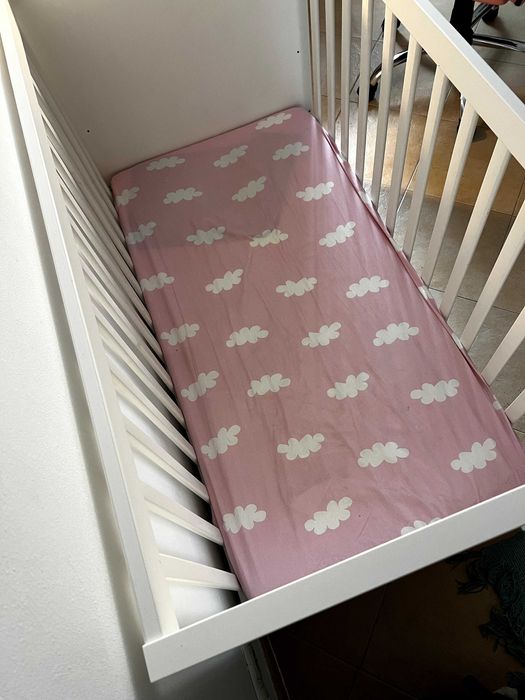 cama de bebe & colchão