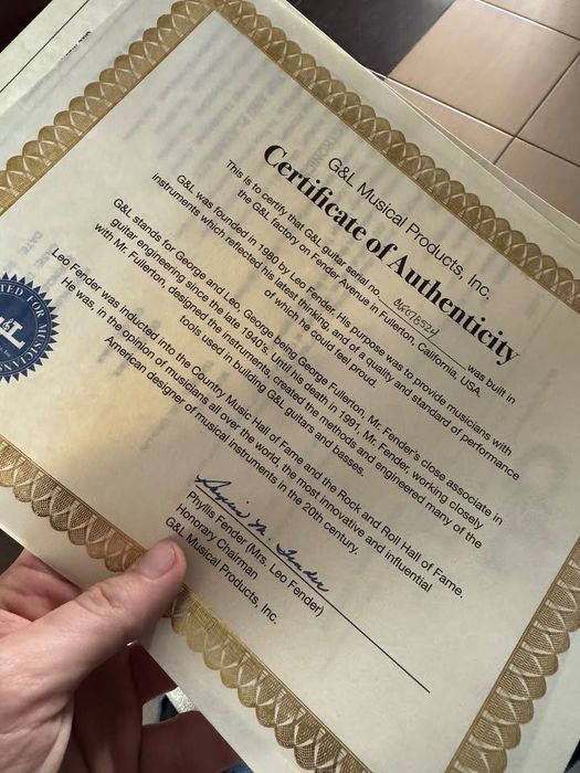 G&L Build To Order L-2500 Sonic Blue Satin Fullerton Fender Musicman