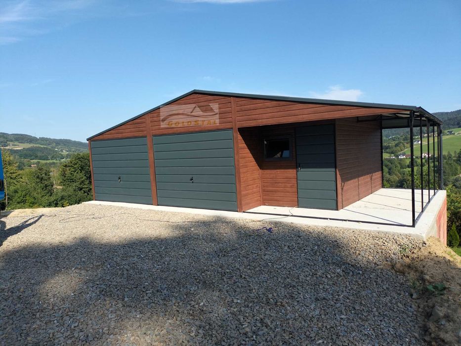 Garaż blaszany 8,5x6 6x5,5 6x6 6x5 4x6 7x6 4x5 3x5 9x6 AŻURY