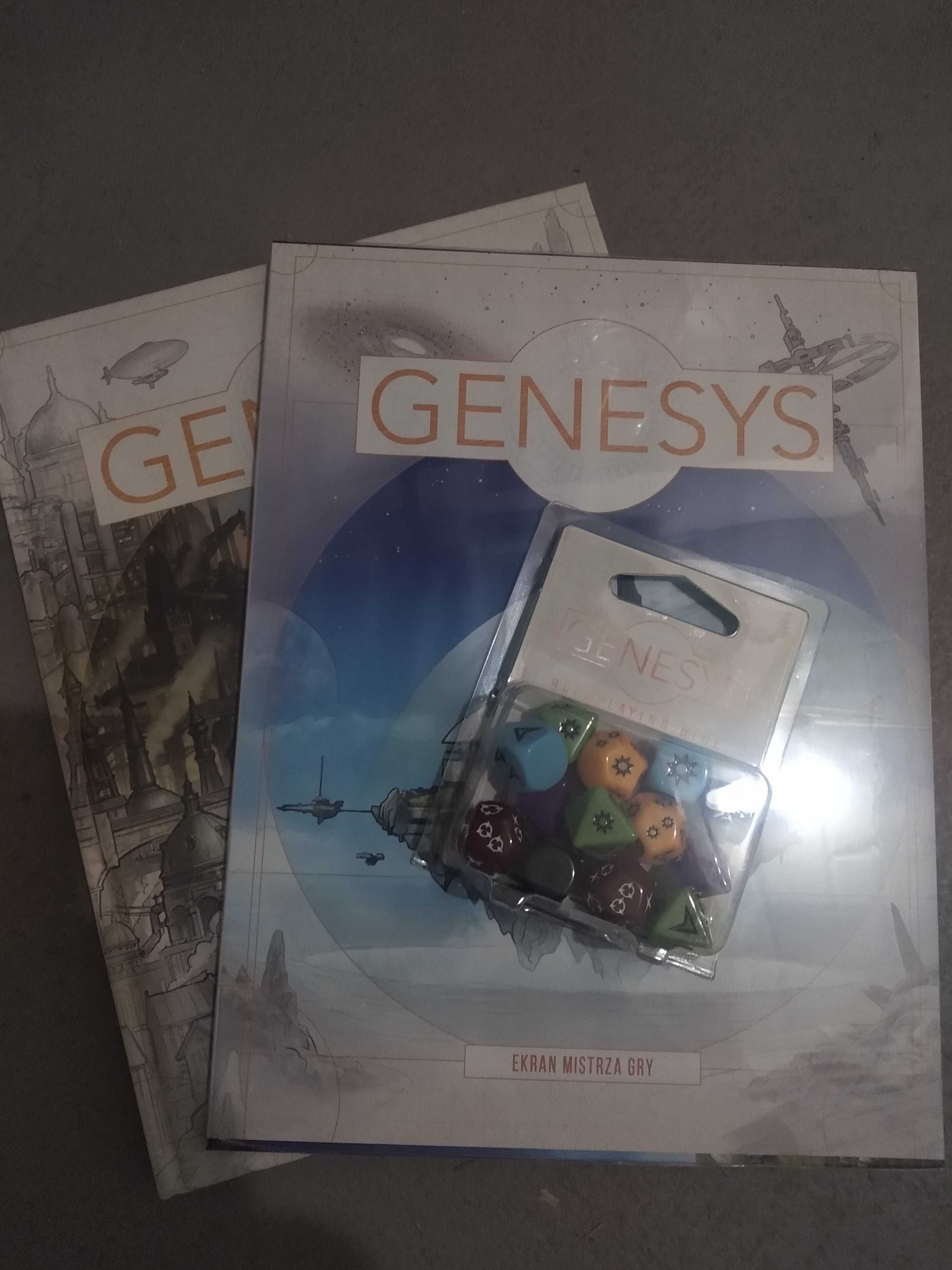 Genesys RPG PL zestaw podręcznik ekran i kości