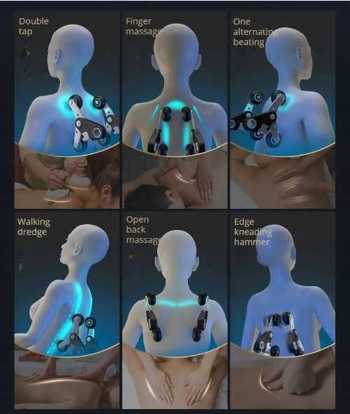 Fotel masujący  do masażu MAX A1 kulami