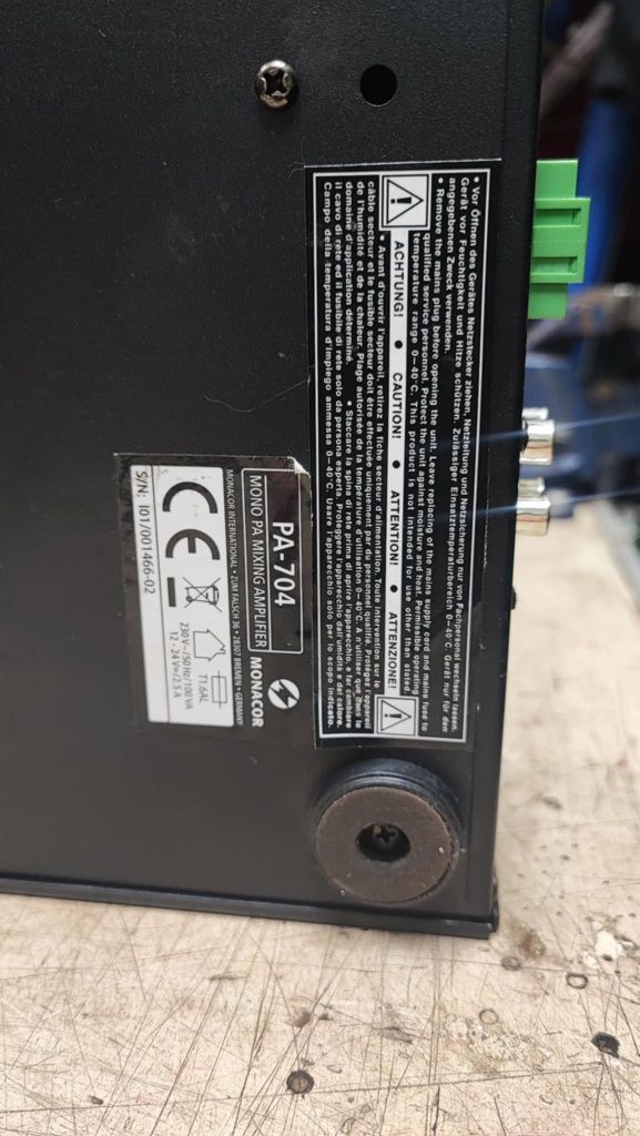 Wzmacniacz Monacor PA-704