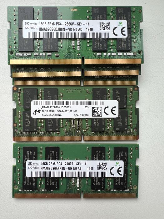 Оператиная память для ноутбука DDR4 16 gb 3200-2666
