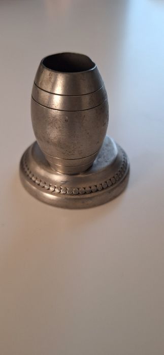 Estanho , paliteiro, jarra, pote