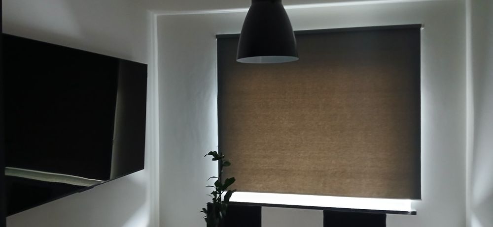 Rolety kolor szary szerokość 160 cm