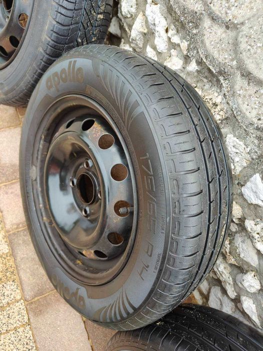 Kompletne Koła Opony Letnie + Felgi Stalowe R14 Peugeot