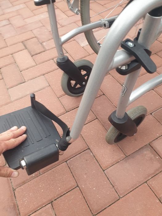 Wózek inwalidzki aluminiowy super stan