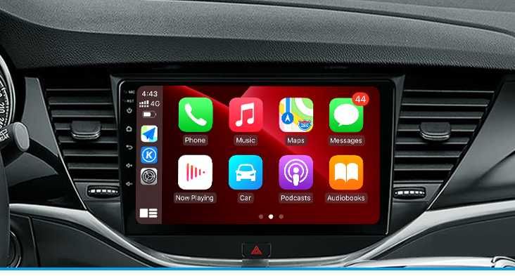 Auto rádio Opel Astra k H J Corda D E Insignia Android Carplay